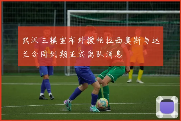 武汉三镇宣布外援帕拉西奥斯与达兰合同到期正式离队消息